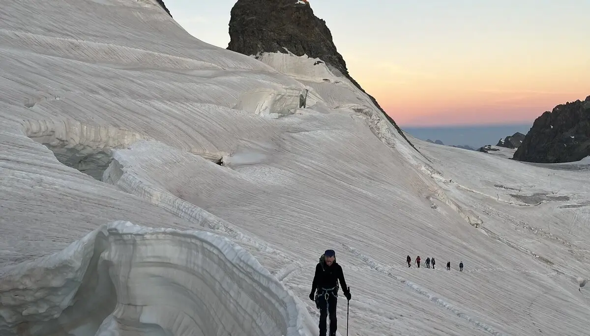 Spaltenlabyrinth Persgletscher/Piz Palü, Nordostflanke | © M. Kärle