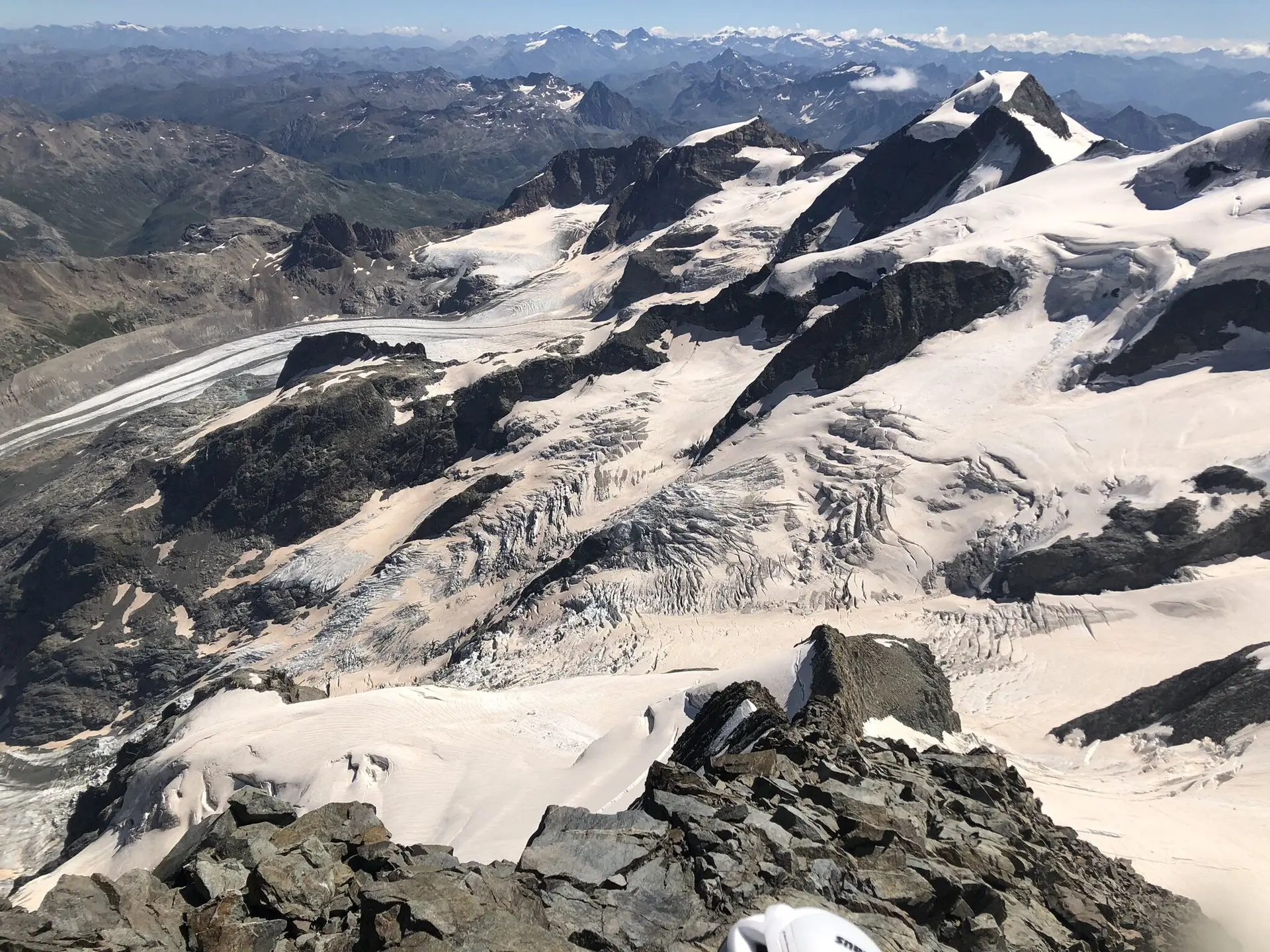 Ausblick vom Piz Bernina | © W. Schwarz