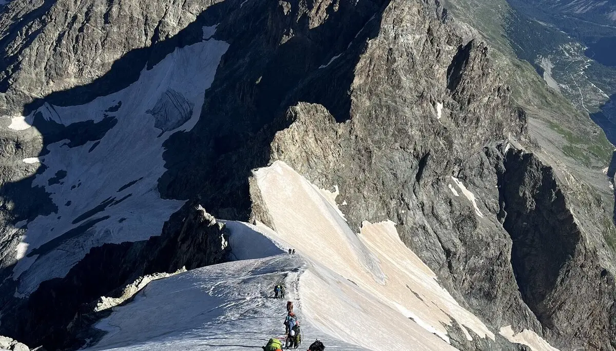 Auf dem Biancograt (Piz Bernina) | © M. Kärle