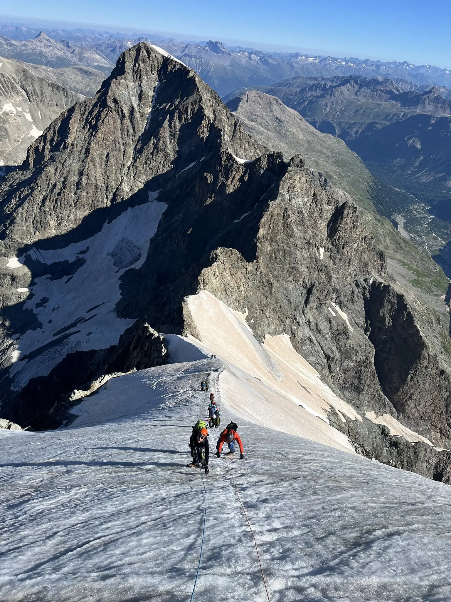 Auf dem Biancograt (Piz Bernina) | © M. Kärle