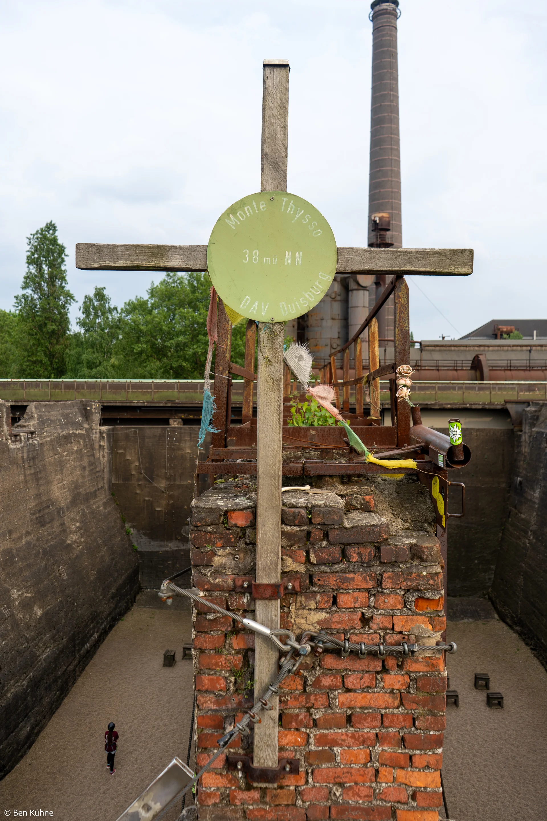 Gipfelkreuz Monte Tysso | © Ben Kühne