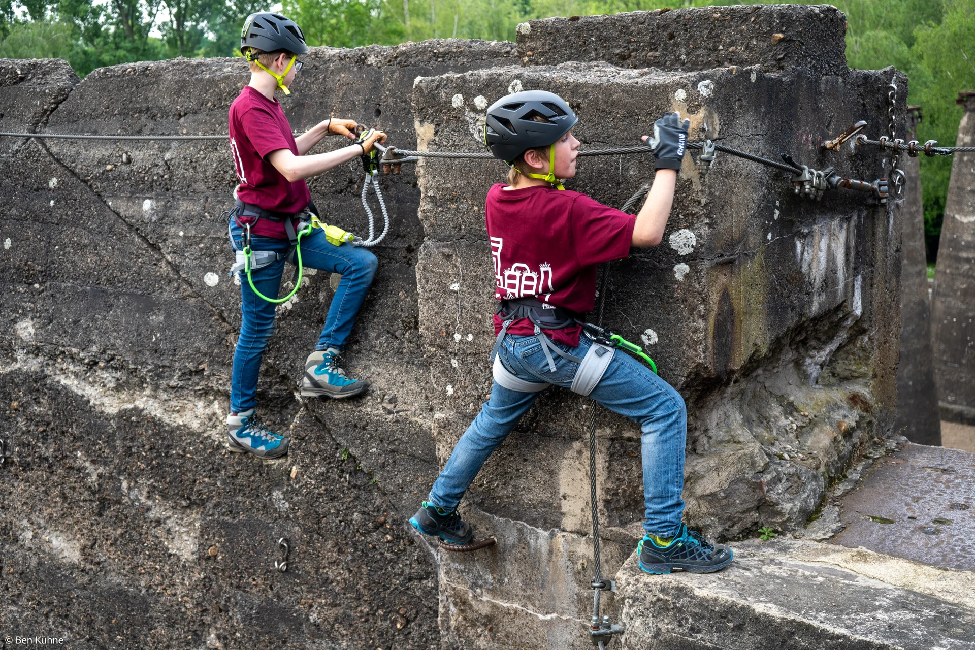 Klettersteig Nils und Konstantin | © Ben Kühne