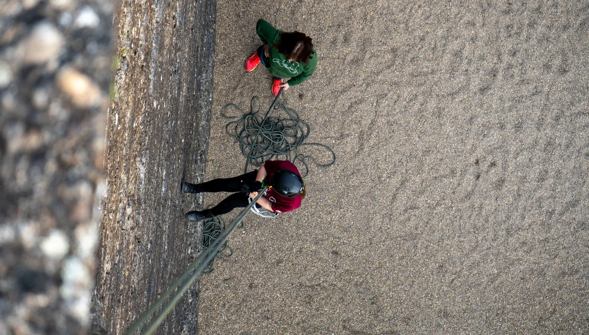Abseilen Klettersteig | © Ben Kühne