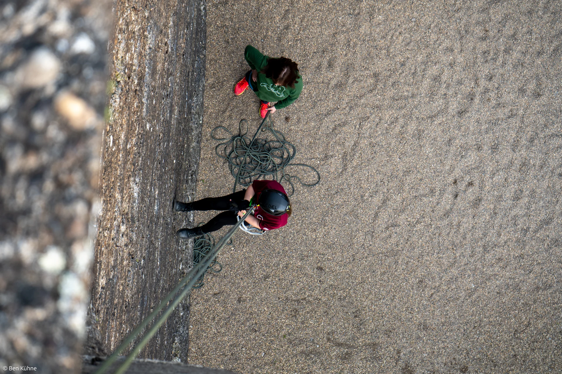 Abseilen Klettersteig | © Ben Kühne