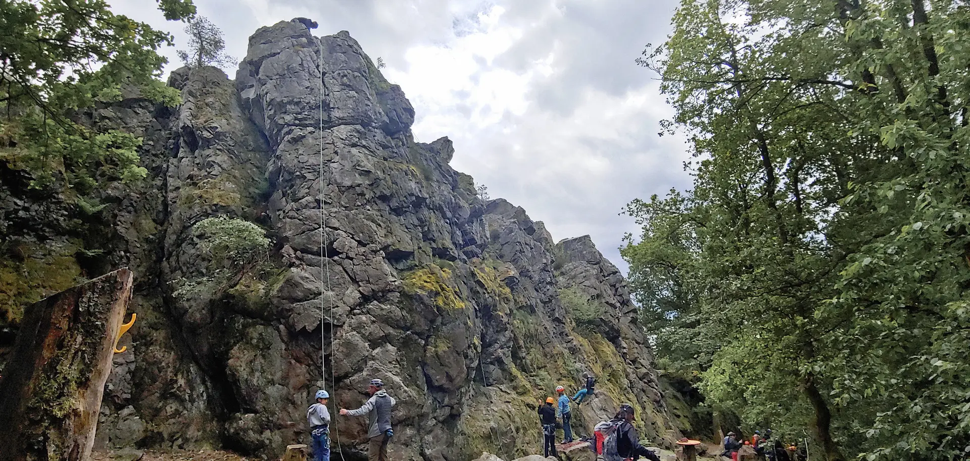 Drei Burgen-Weg, Kletterfelsen, Kirn, Hunsrück | © Uwe Drath