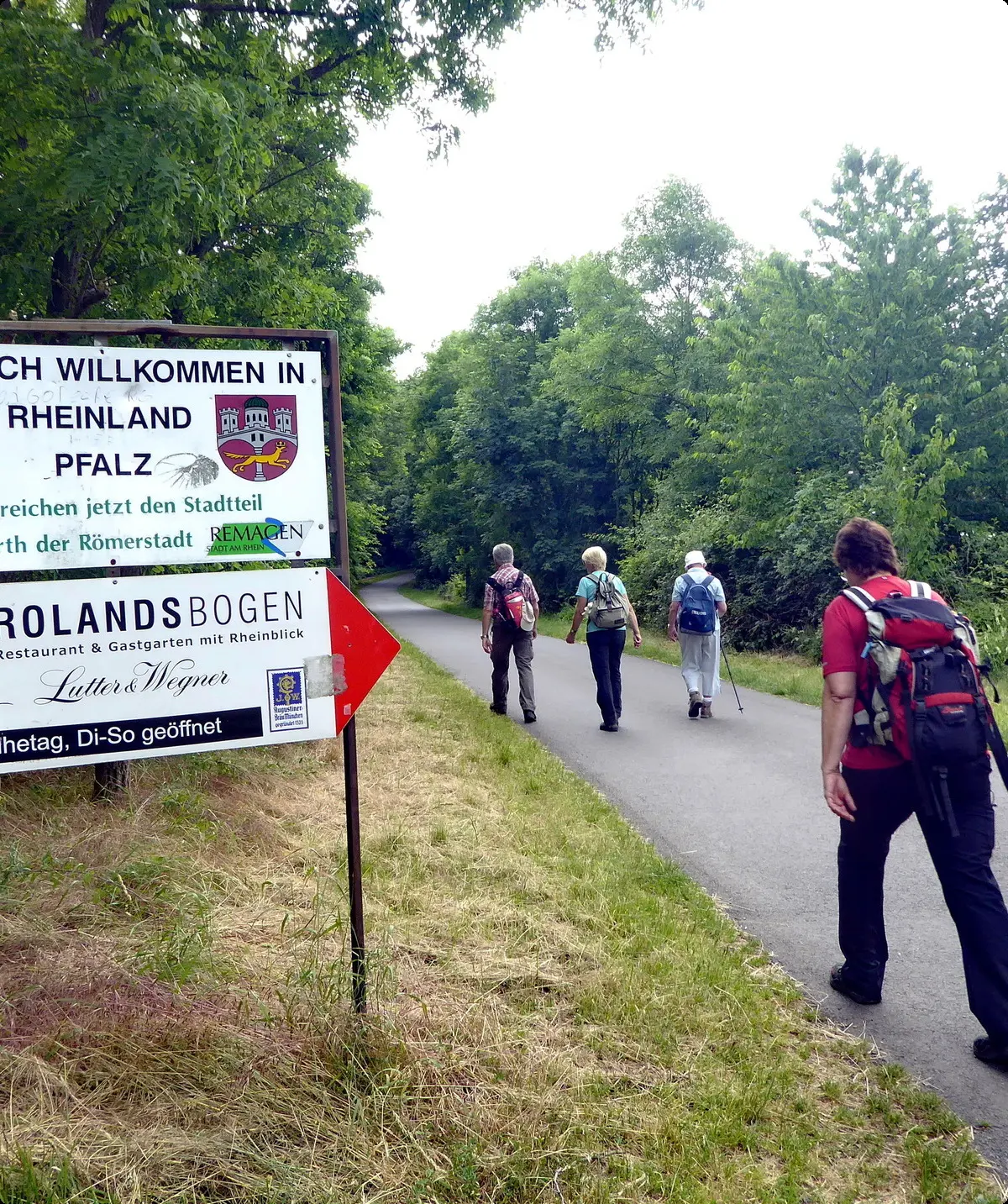 Godesberg zum Rolandsbogen, Übergang nach Rh.-Pfalz | © Uwe Drath