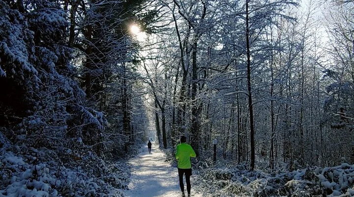Ohligser Heide,Jogger,Winter 2024 | © Uwe Drath