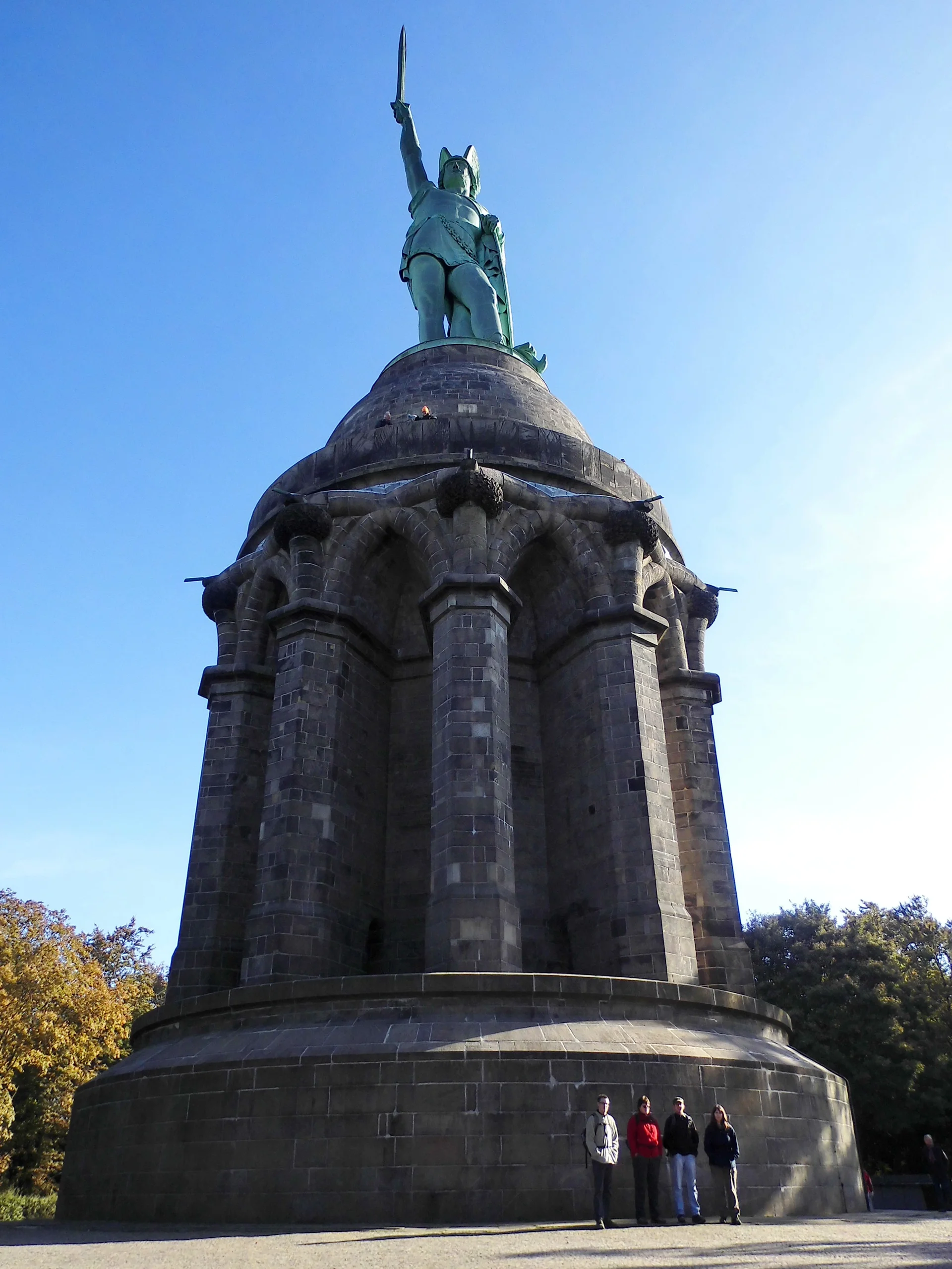 Hermannsdenkmal, Hermannsweg, Teutoburger Wald | © Uwe Drath