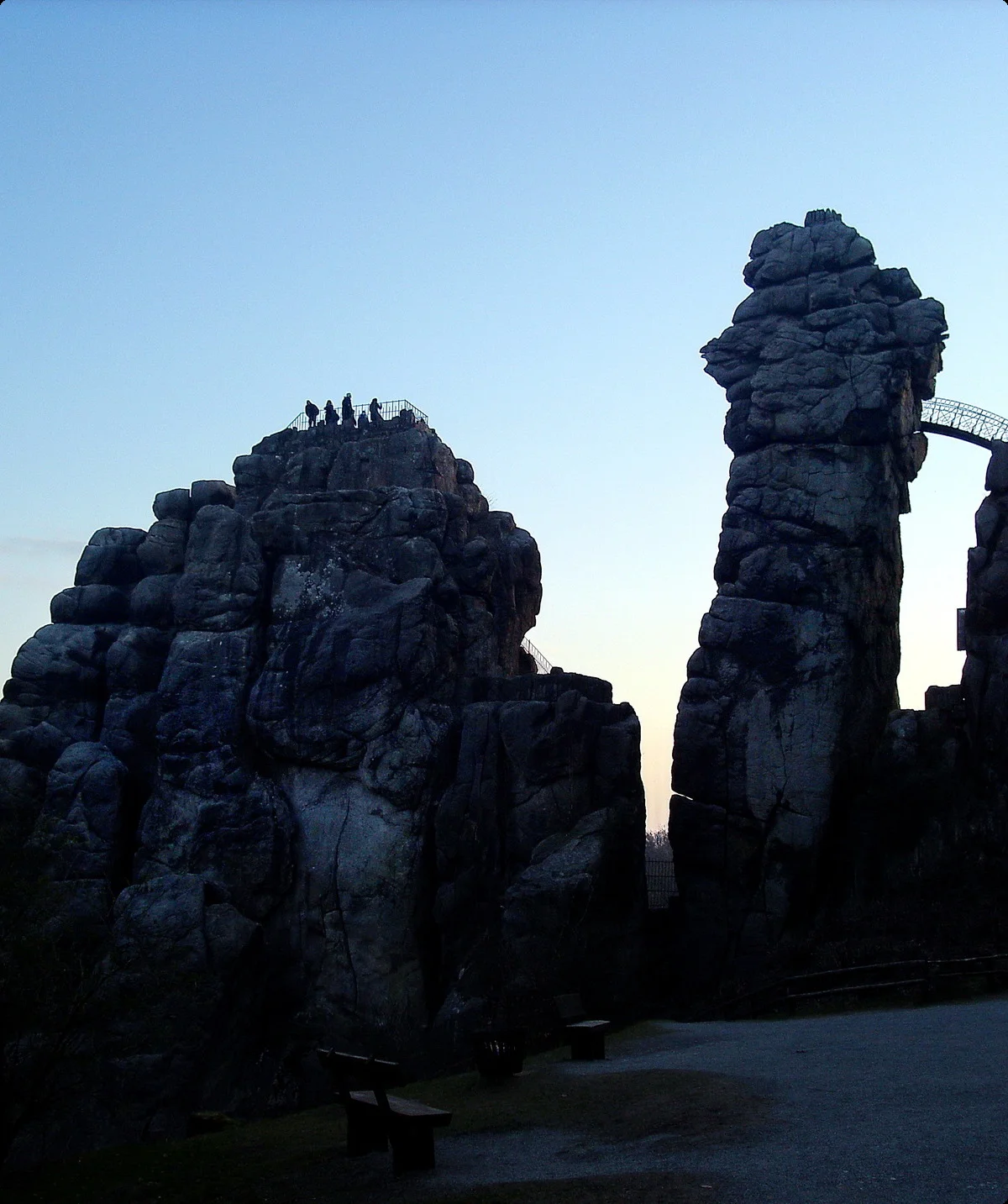 Externsteine, Rückseite, Hermannsweg | © Uwe Drath