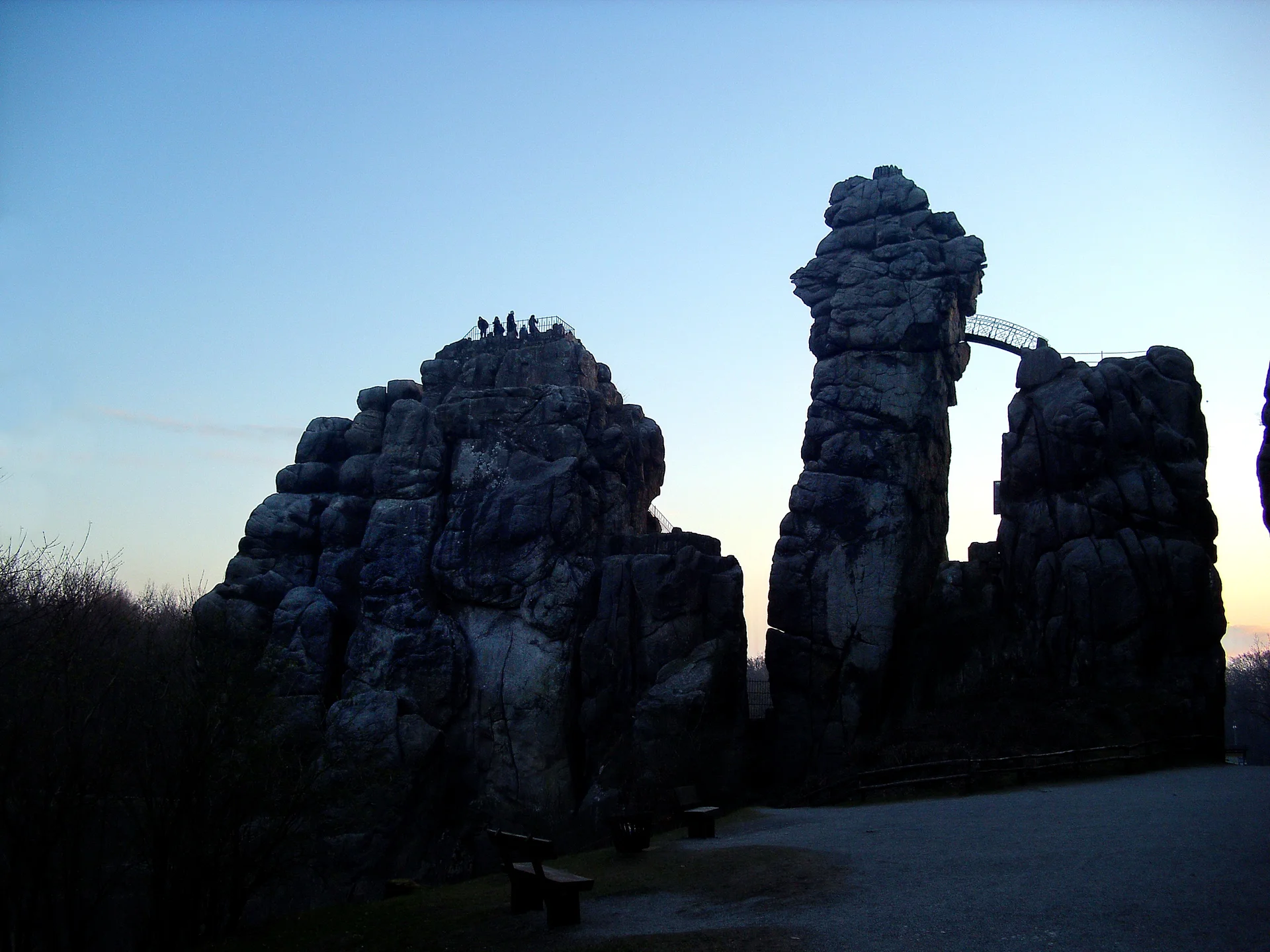 Externsteine, Rückseite, Hermannsweg | © Uwe Drath